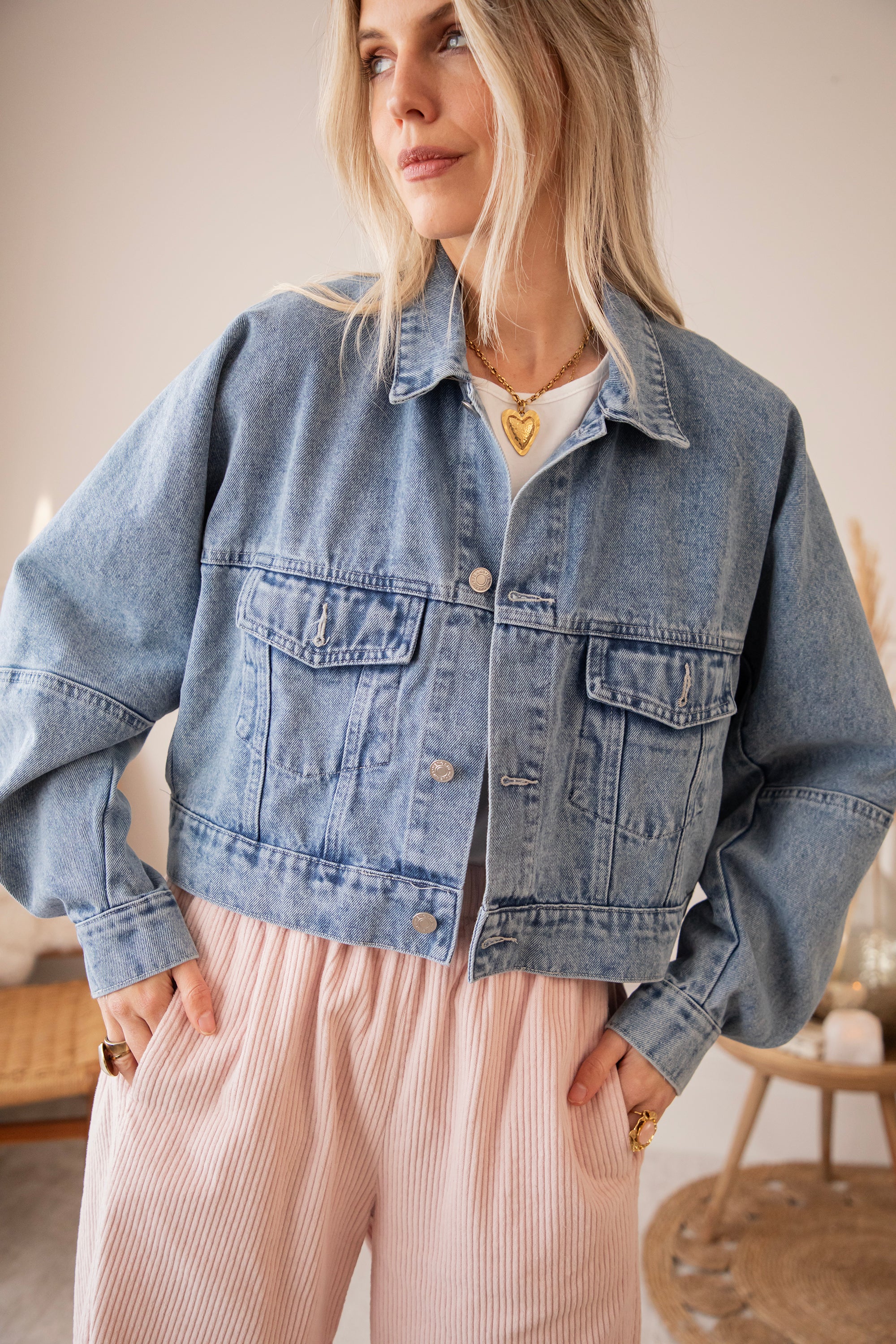 Lulu Loose Blue - Jacket - Image 8