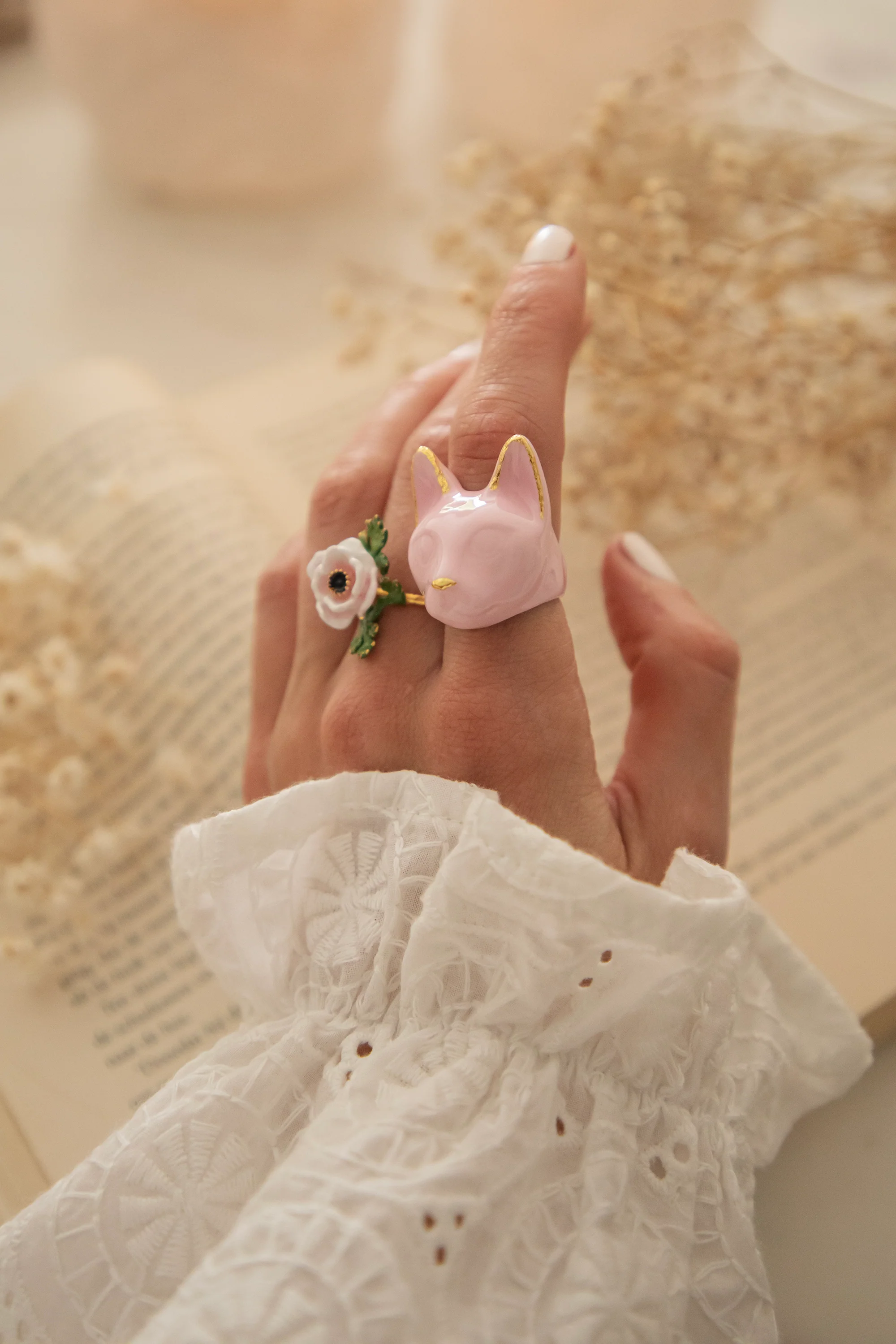 Maew Cat Pink - Ring - Image 5