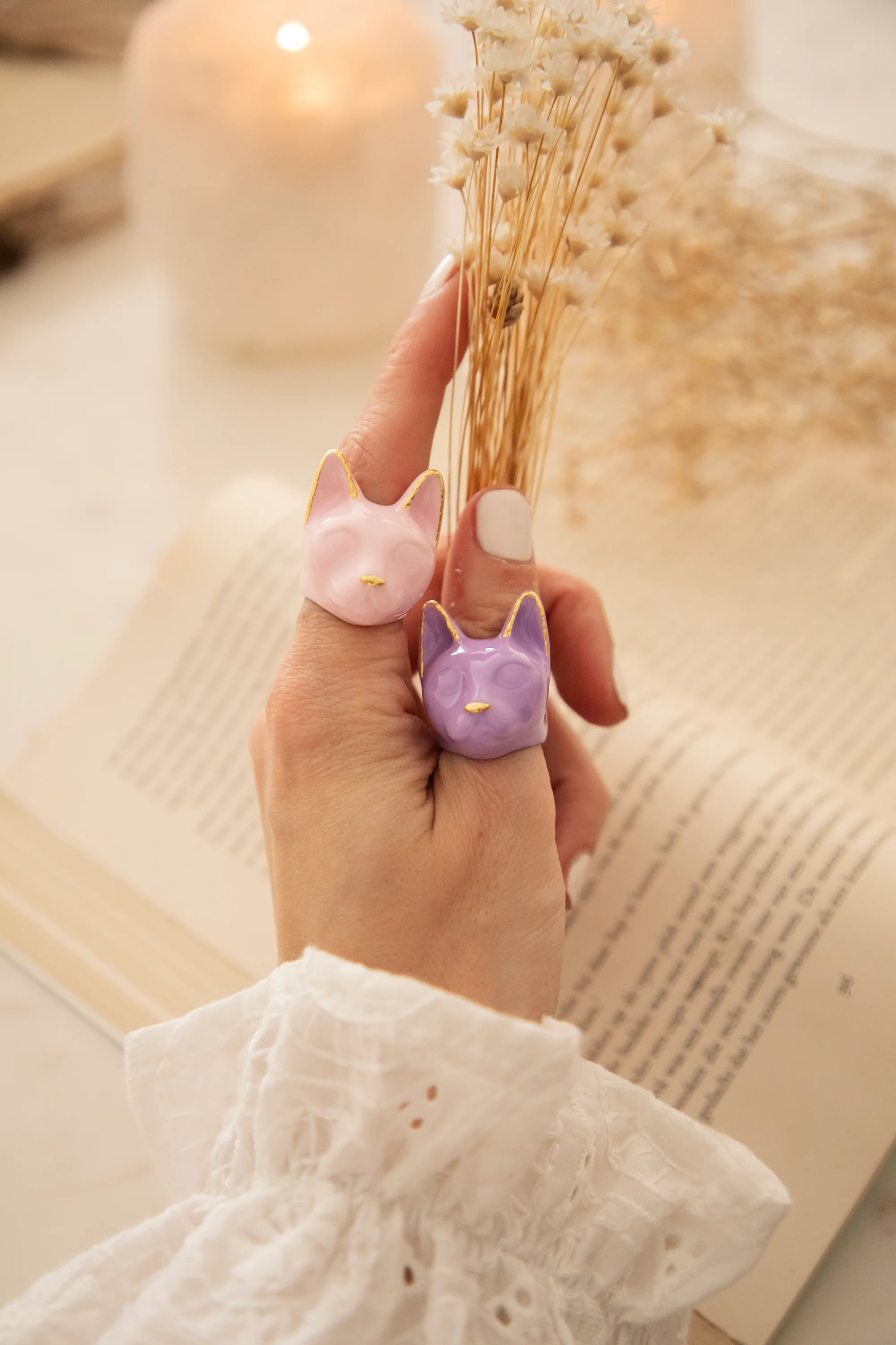 Maew Cat Pink - Ring - Image 7