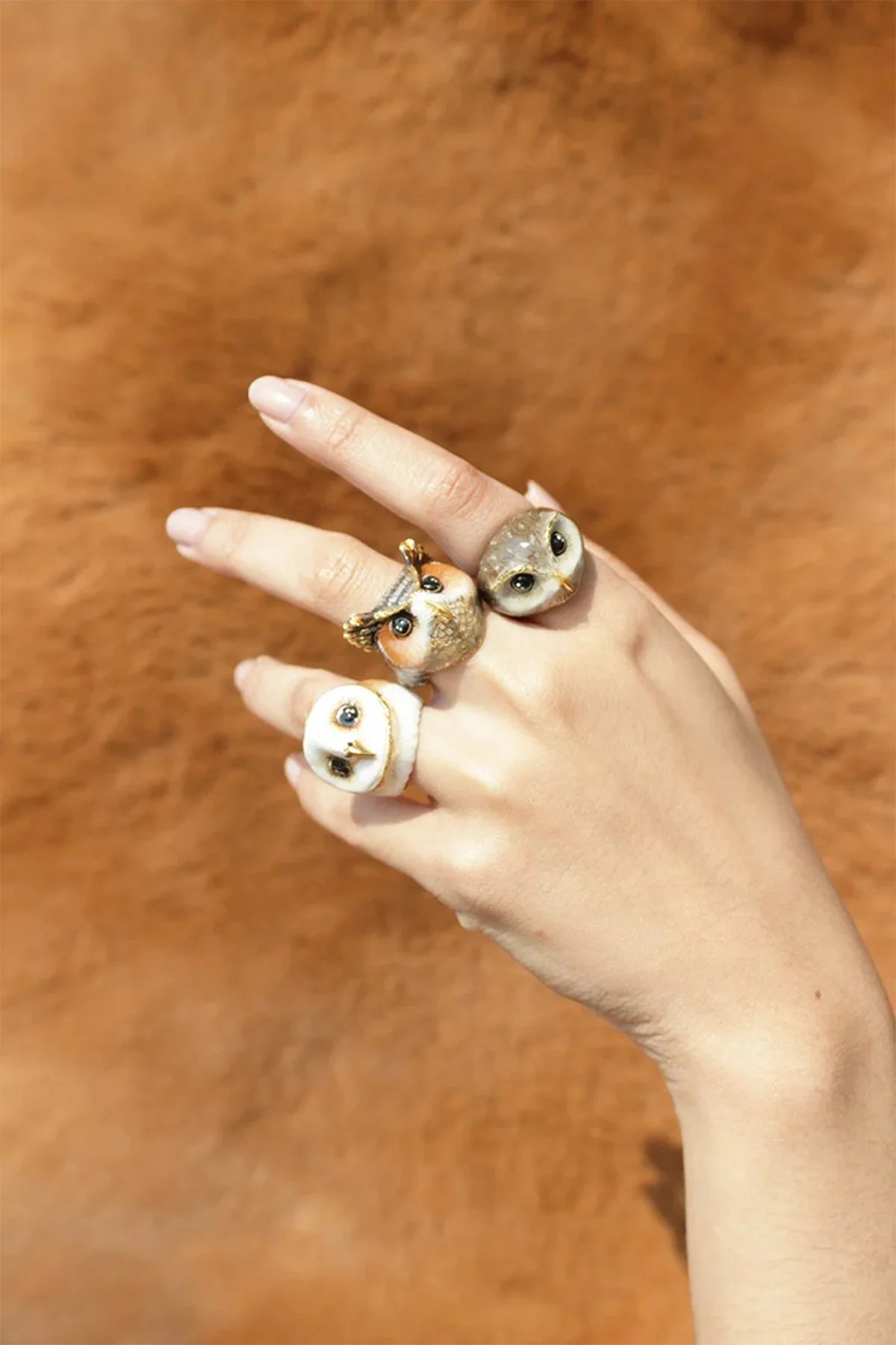 Merry Owl Brown - Ring - Image 10