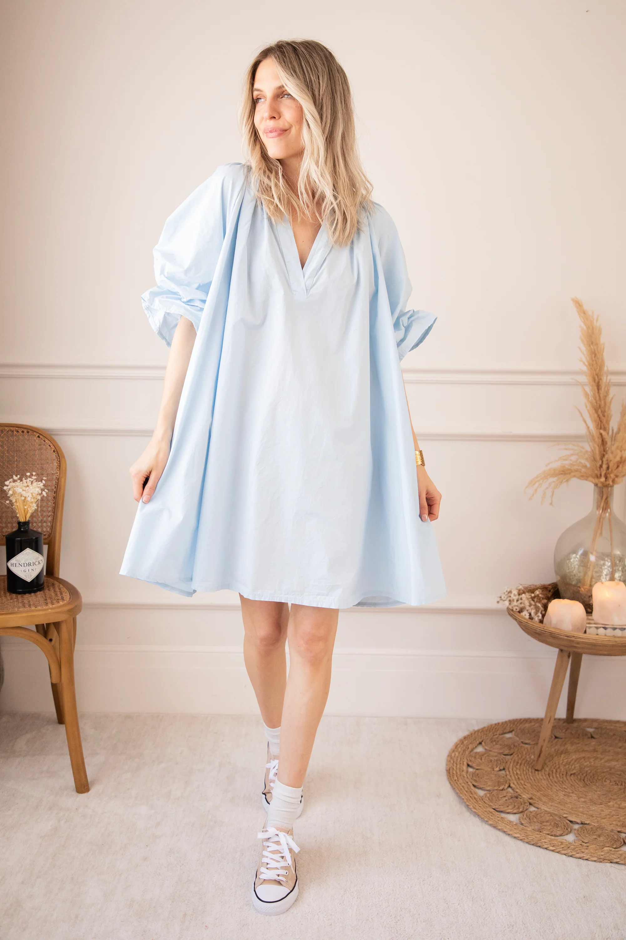 Poppy Baby Blue - Jurk - Image 5