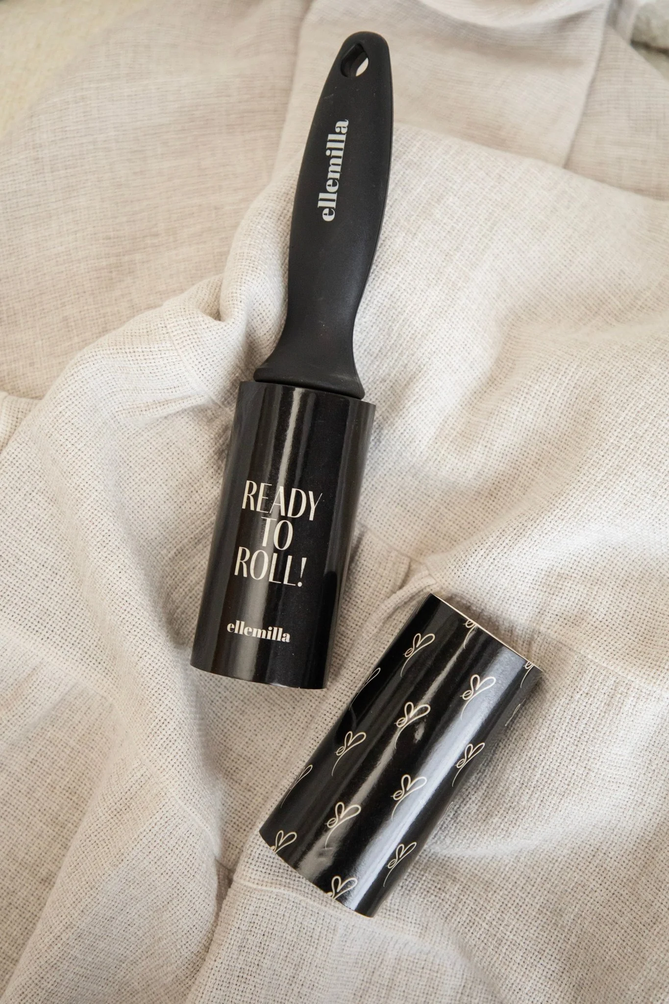 Ready To Roll Beige/Black - Lint Roller Set - Image 5