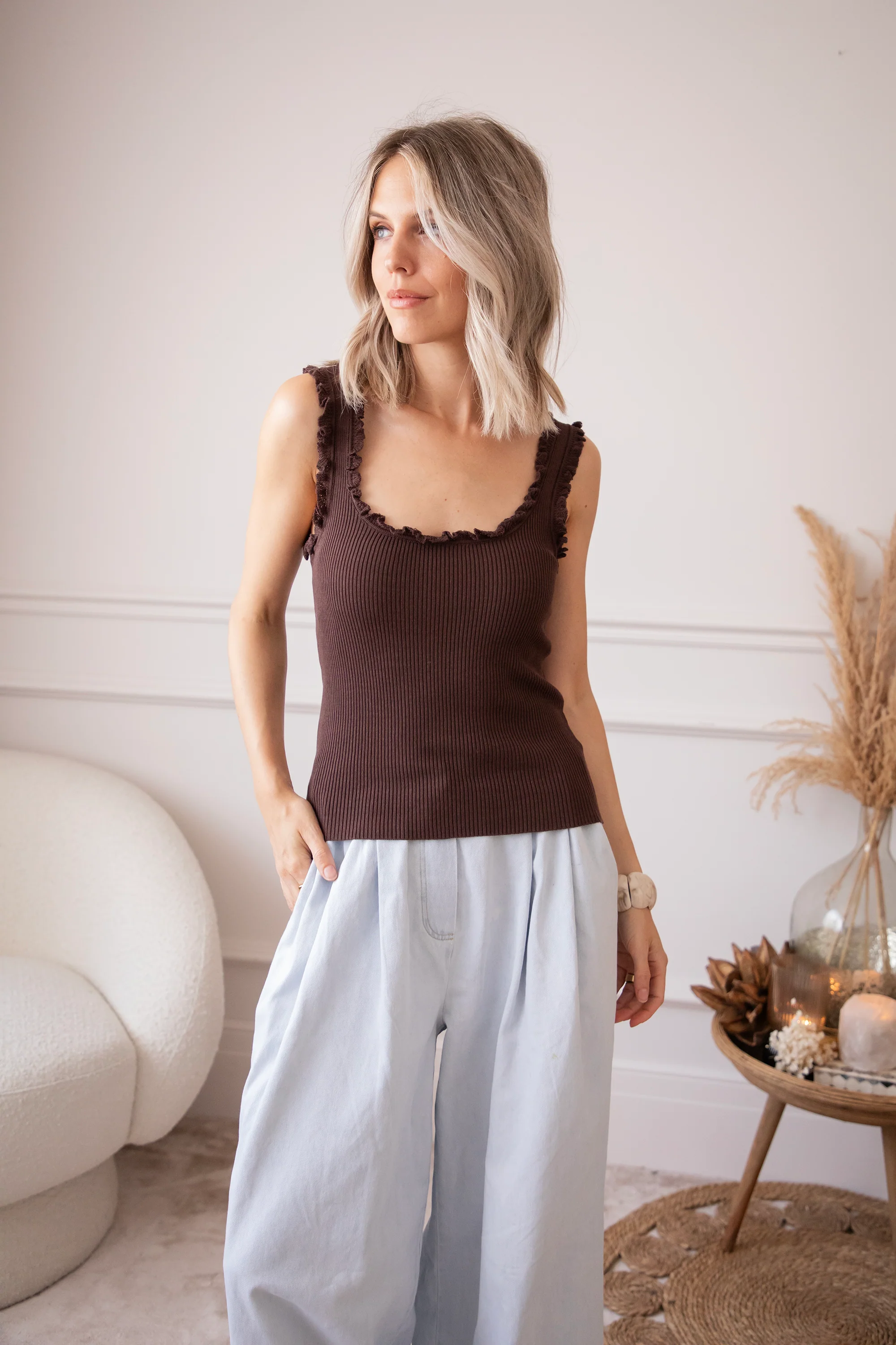 Riri Dark Brown - Top - Image 13