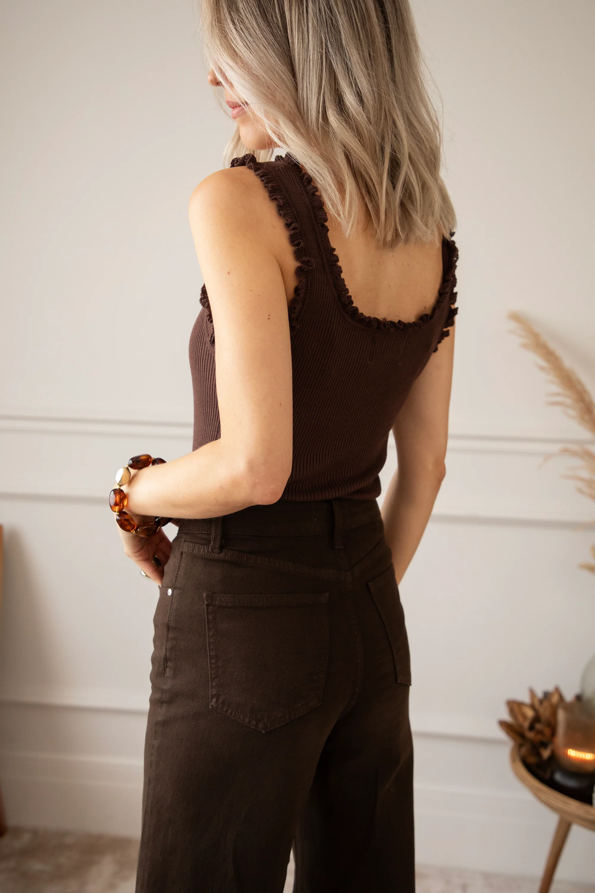 Riri Dark Brown - Top - Image 3