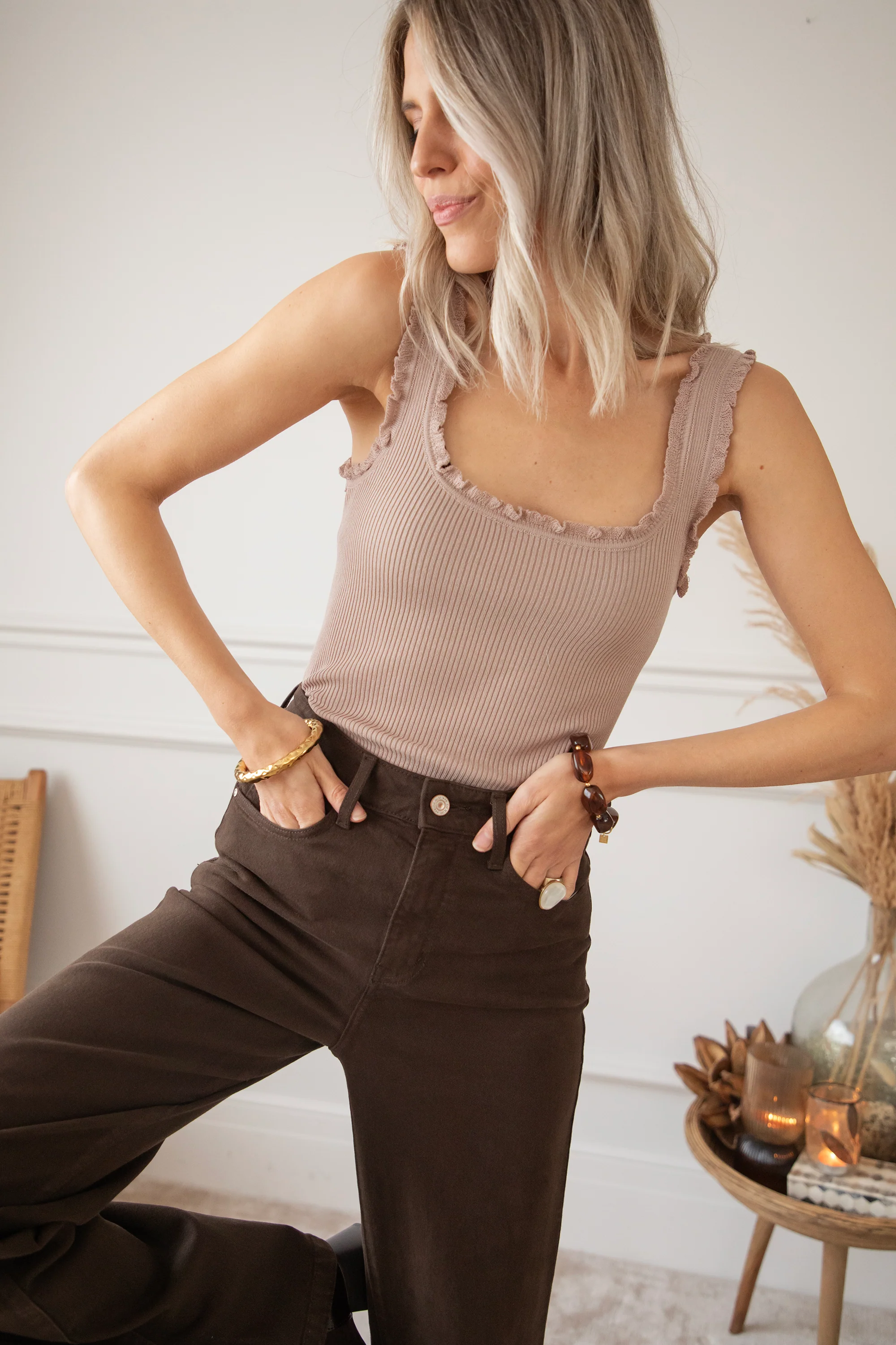 Riri Taupe - Top - Image 4