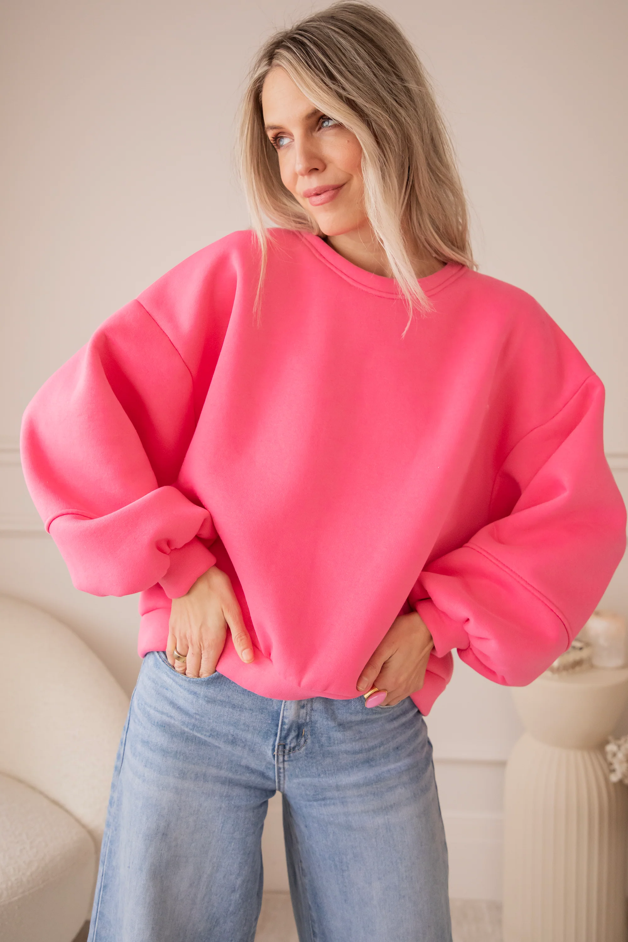 Snuggle Up Fuchsia - Sweater - Image 4
