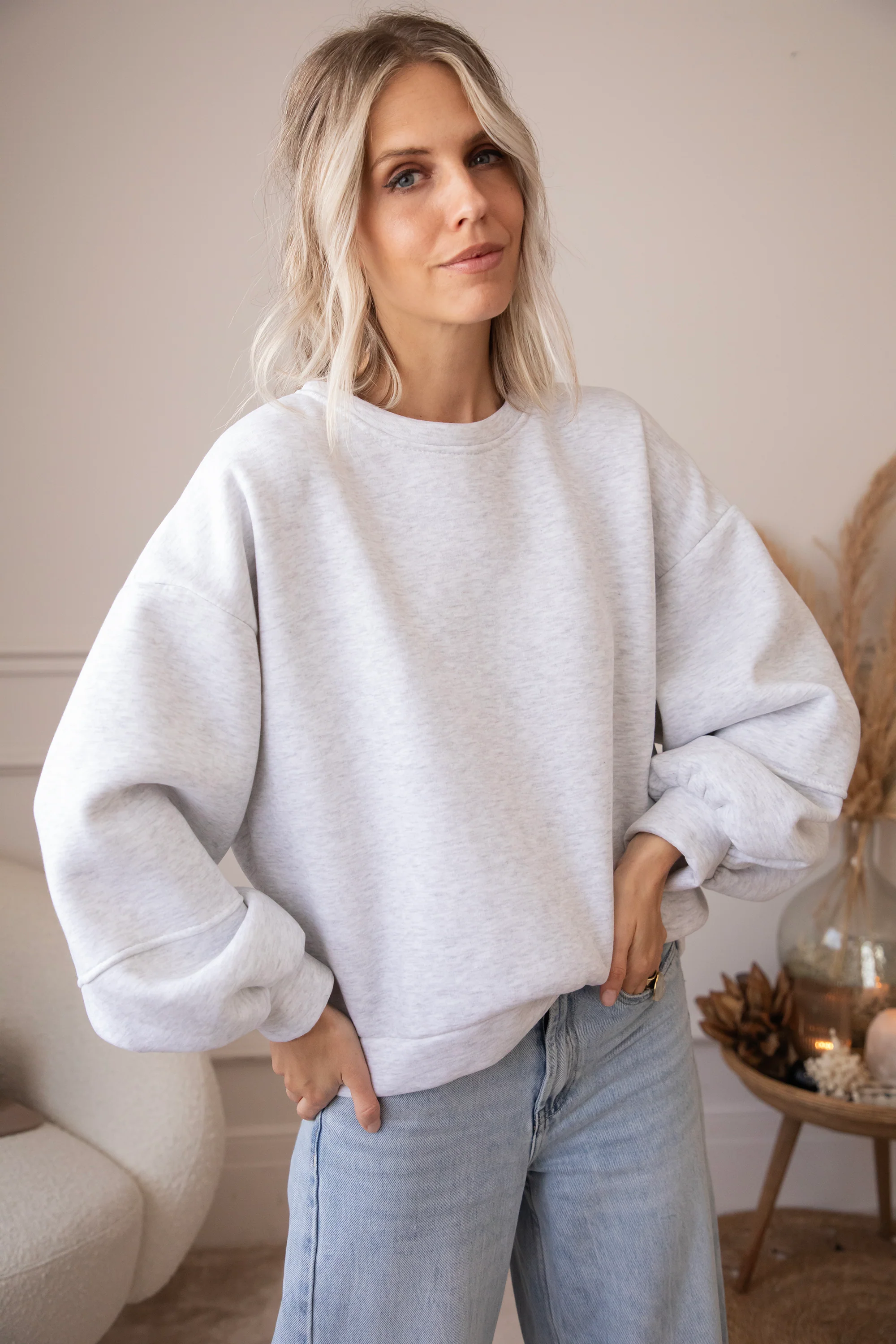 Snuggle Up Soft Grey - Sweater - Image 16