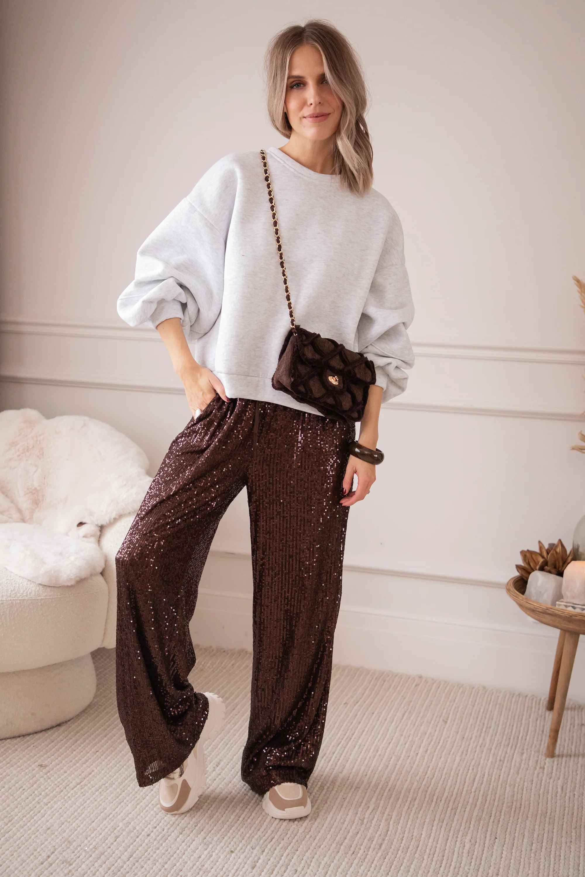 Snuggle Up Soft Grey - Sweater - Image 24