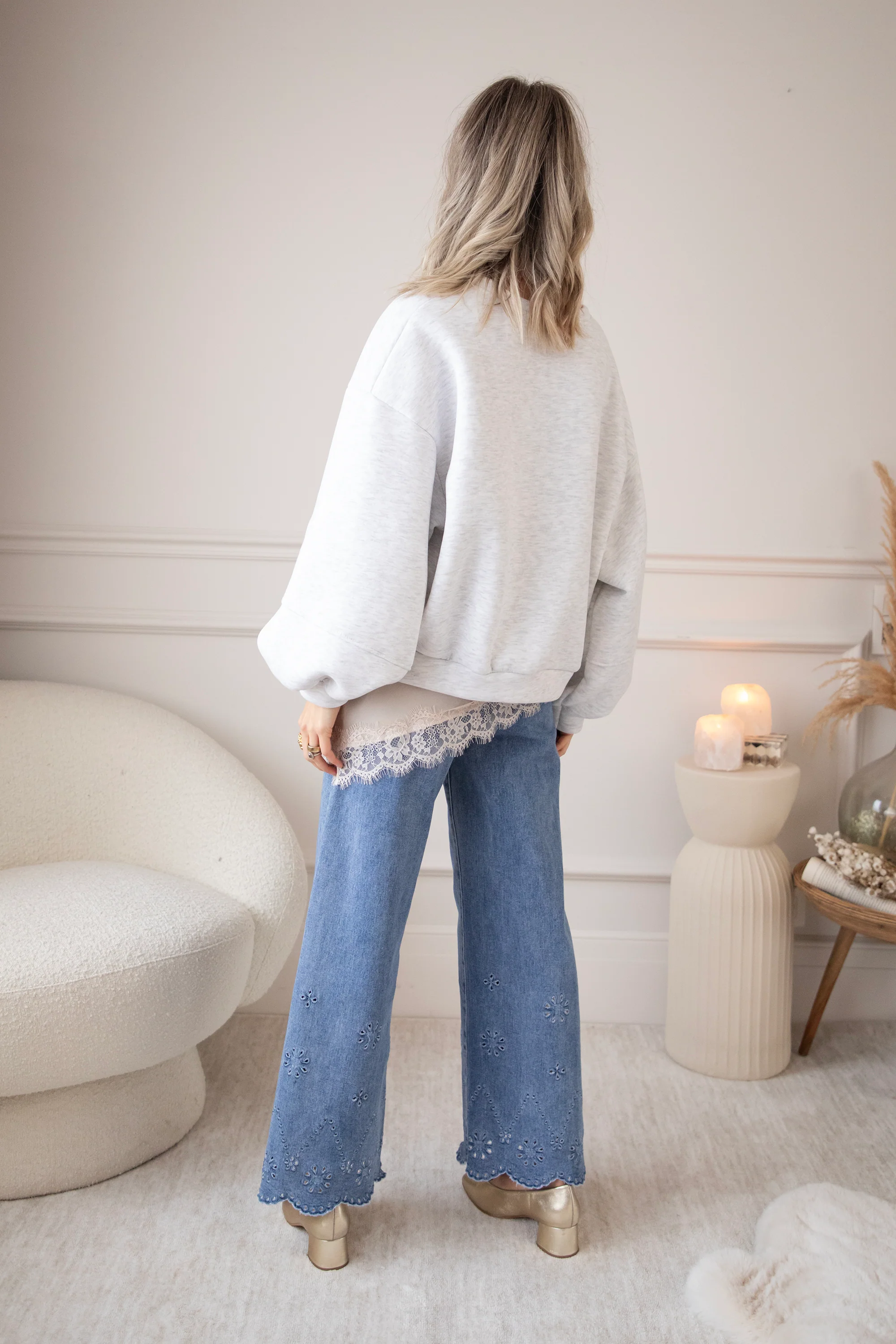 Snuggle Up Soft Grey - Sweater - Image 8