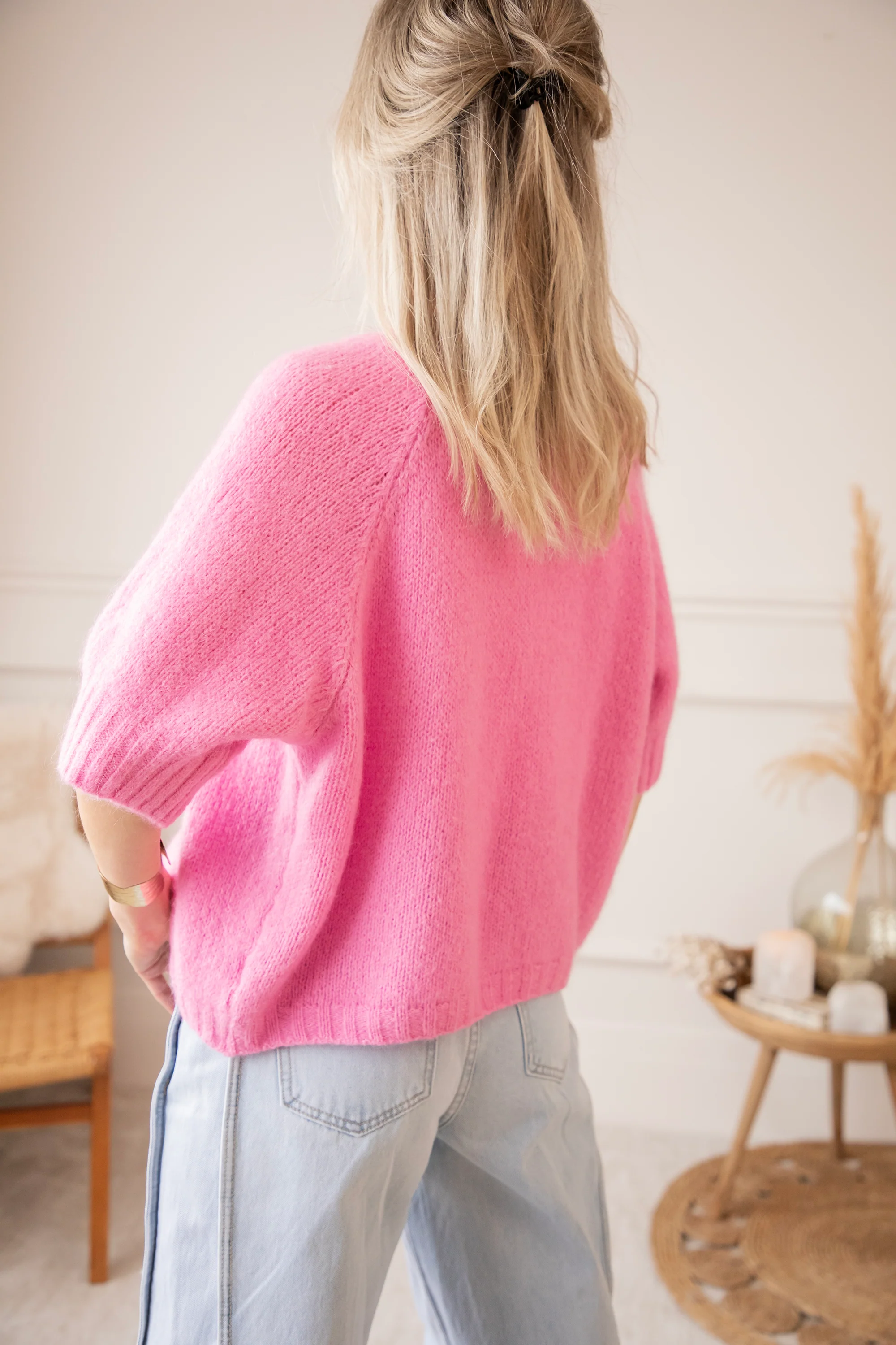 Split Knit Pink - Trui - Image 5