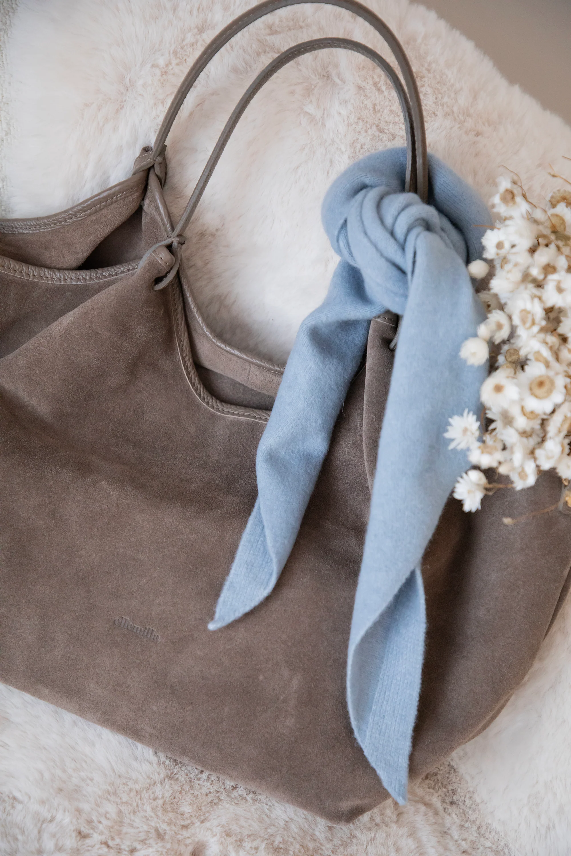 Syma Suede Taupe - Handtas - Image 9