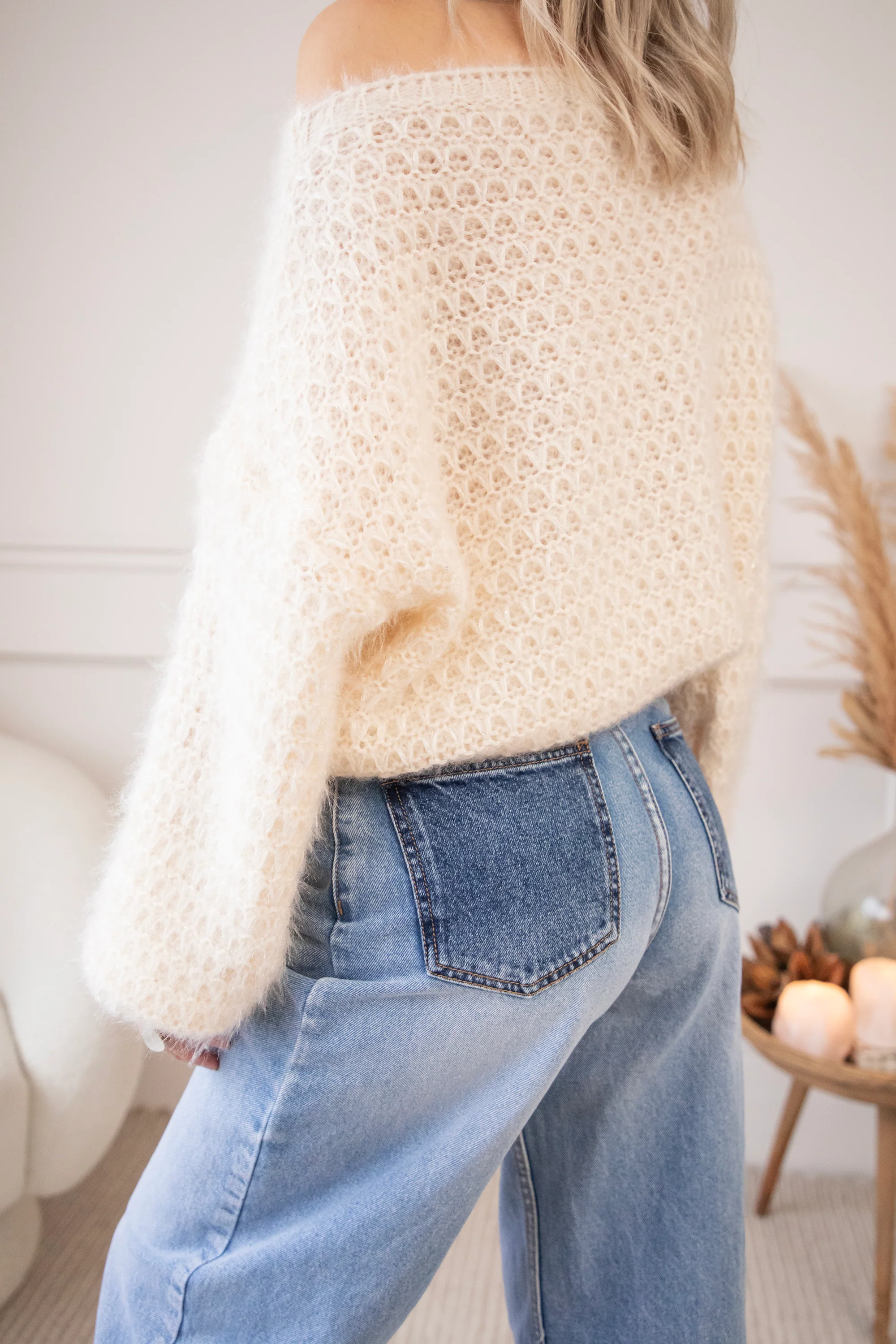 Taille With A Twist Blue - Jeans - Image 5