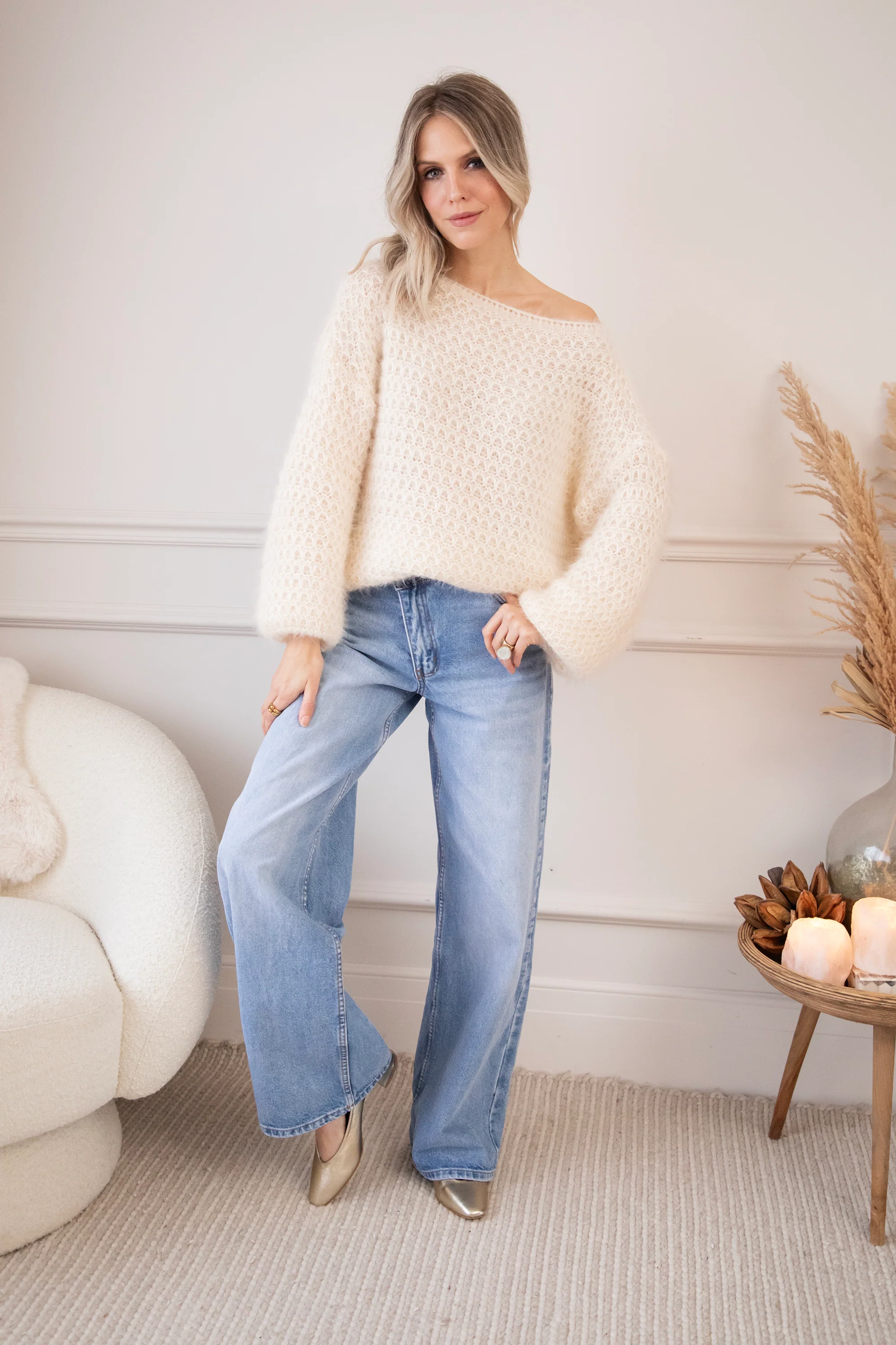 Taille With A Twist Blue - Jeans - Image 6