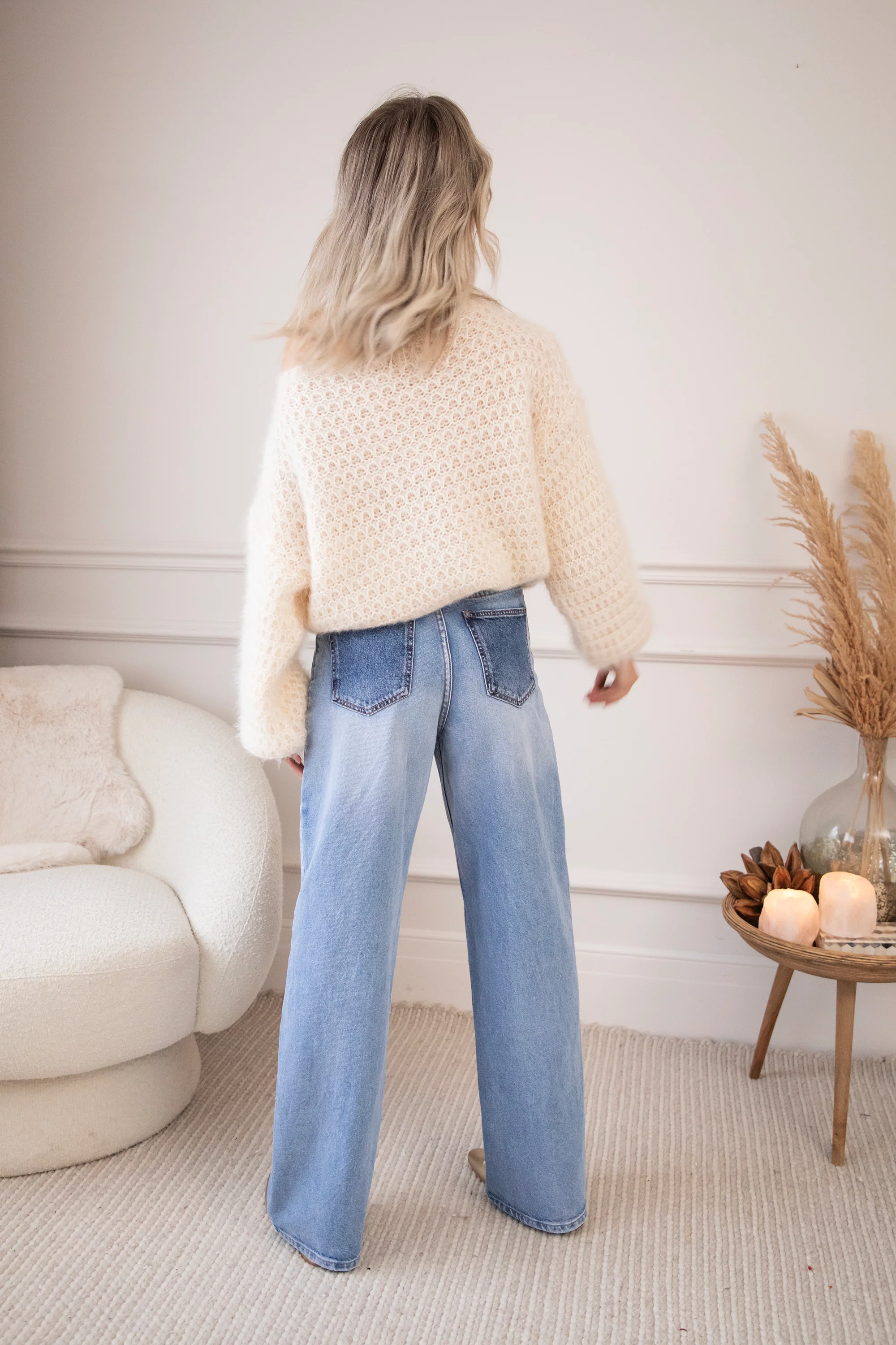 Taille With A Twist Blue - Jeans - Image 7