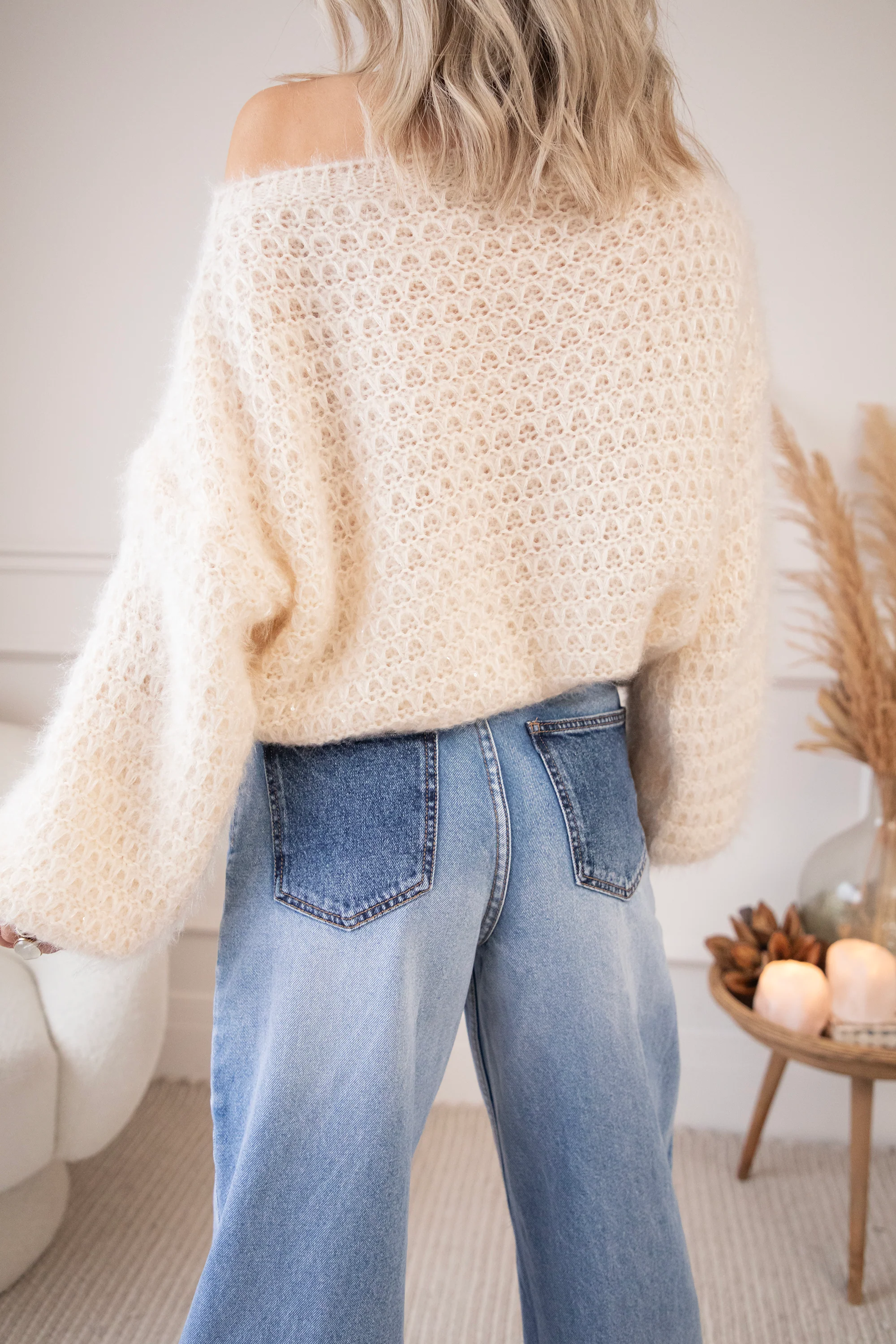 Taille With A Twist Blue - Jeans - Image 8