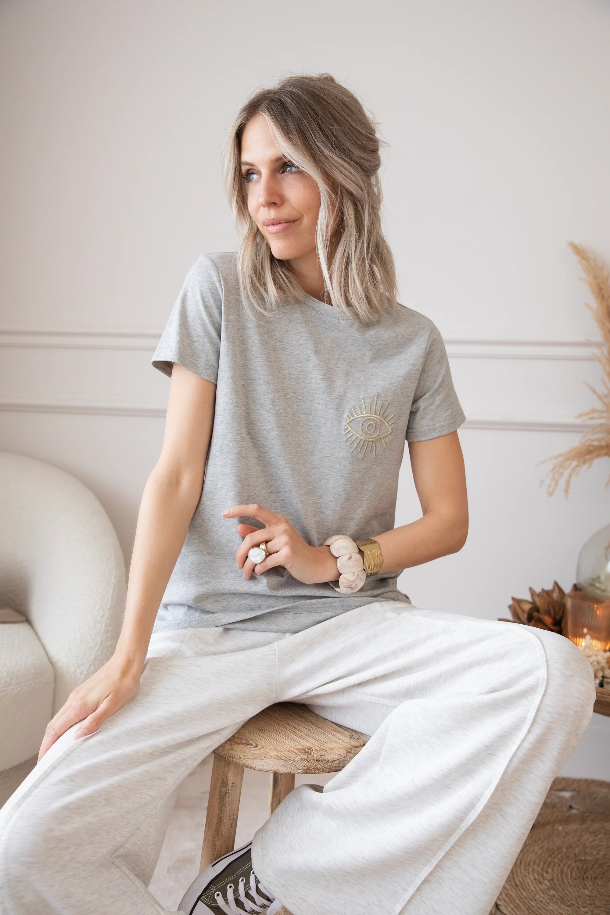 The Golden Eye Grey - T-Shirt - Image 9