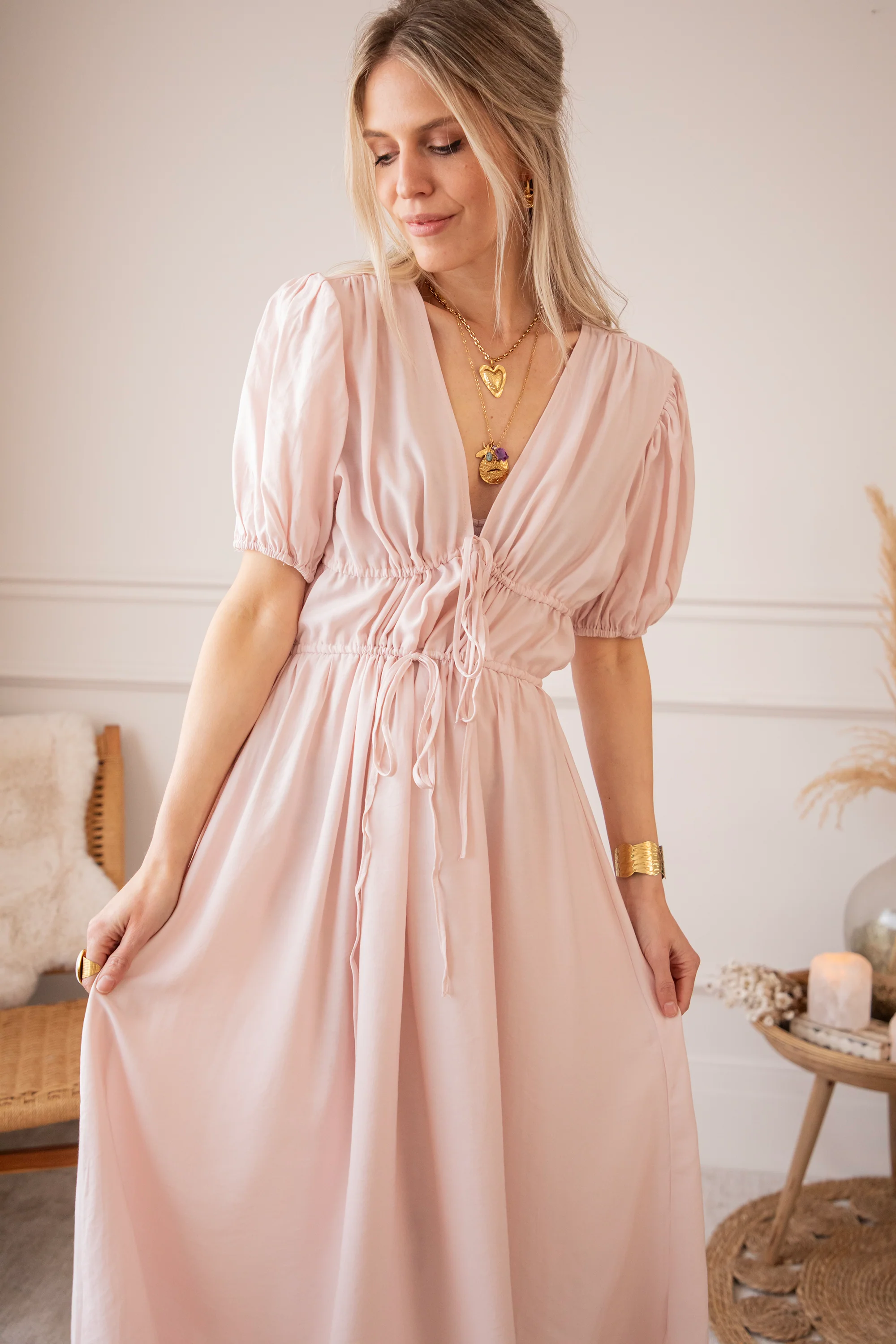 Verona Soft Pink - Jurk - Image 5