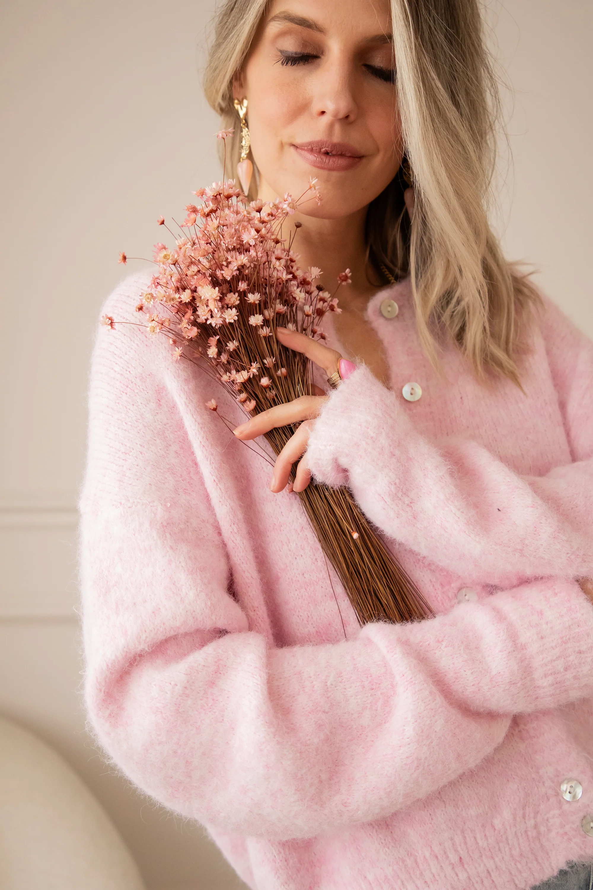 Zora Baby Pink - Vest - Image 11