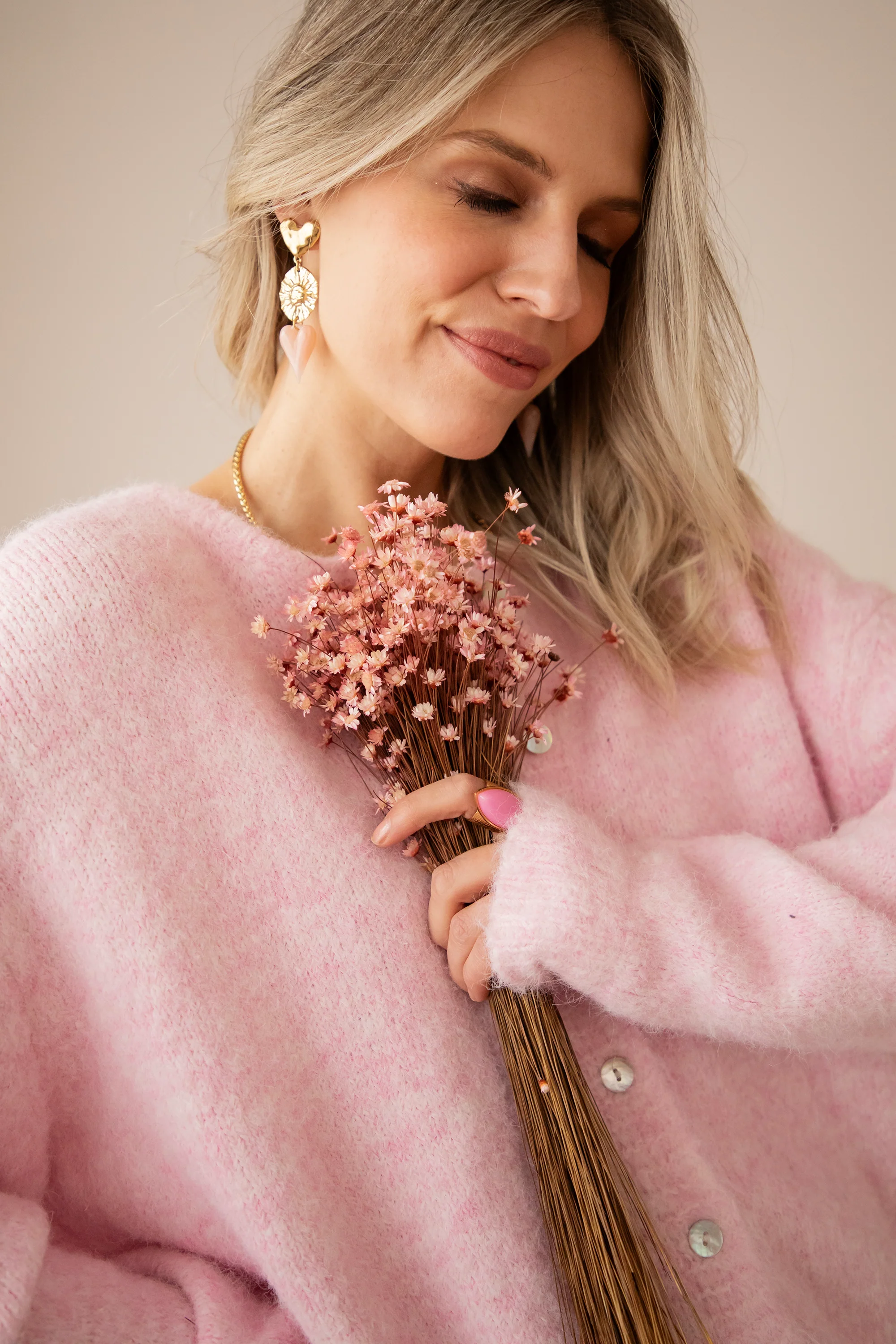 Zora Baby Pink - Vest - Image 12