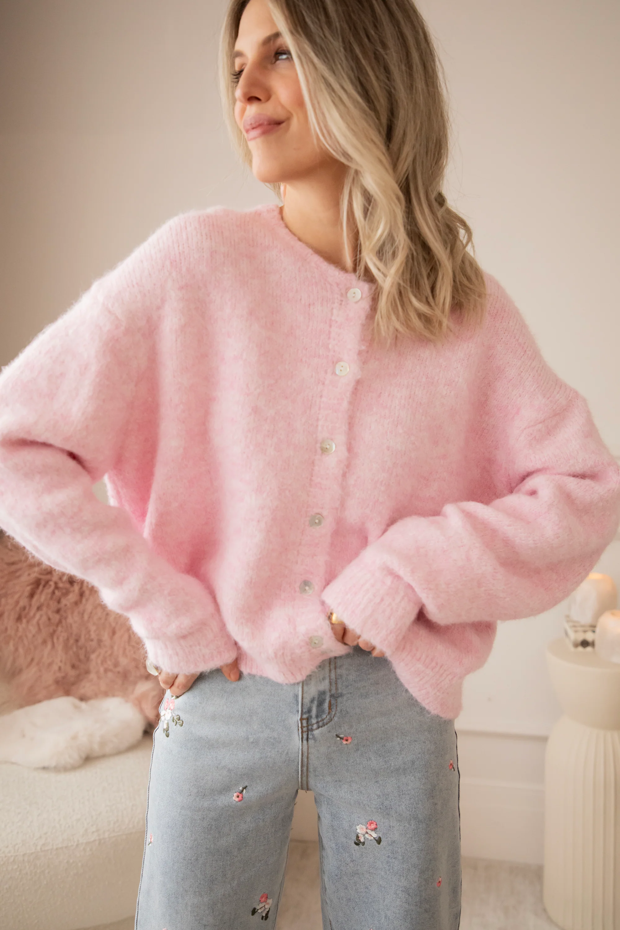 Zora Baby Pink - Vest - Image 6