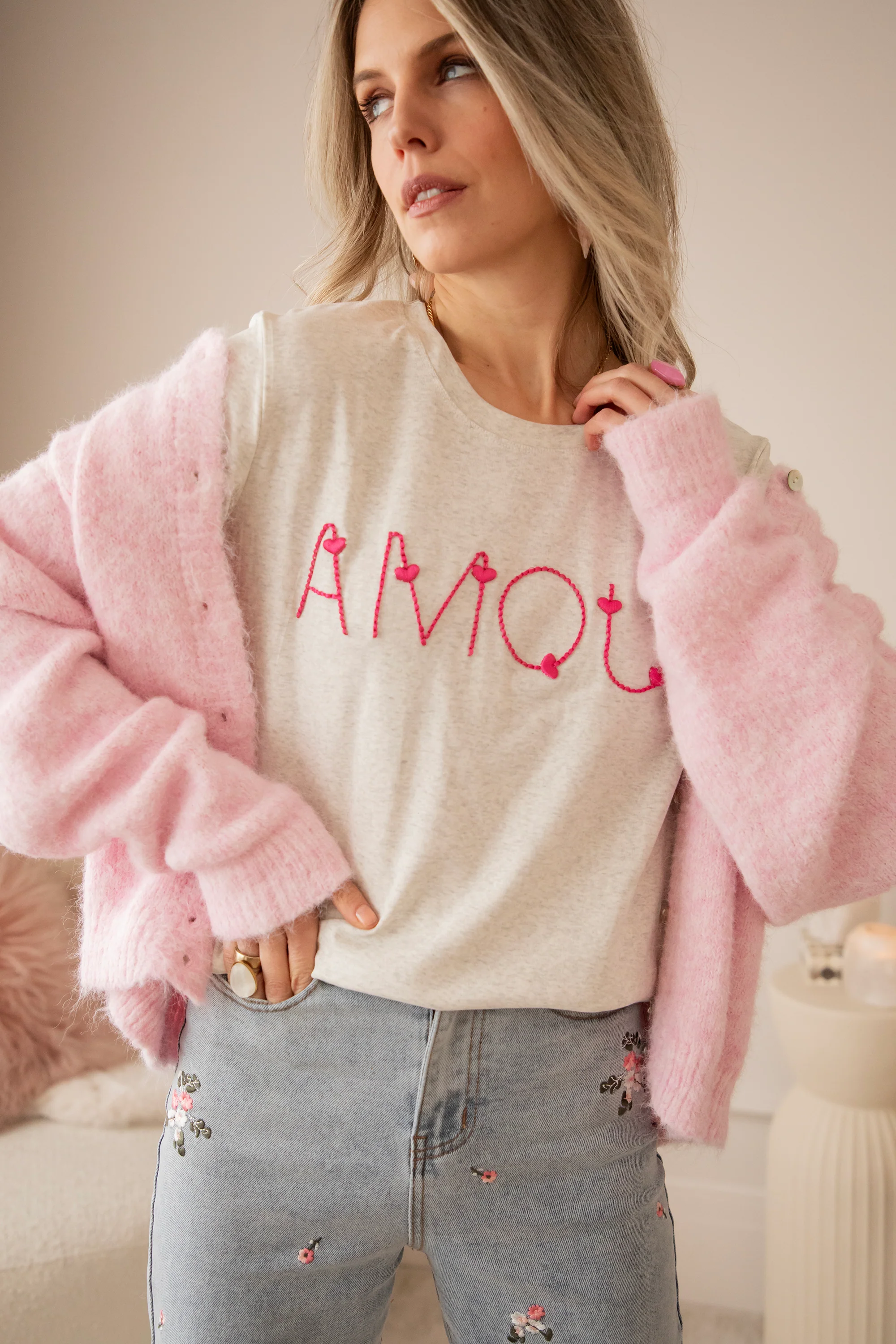 Zora Baby Pink - Vest - Image 8